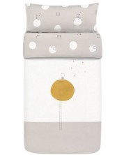 Спален комплект чаршафи 3 в 1 Baby Clic – Dreamer Grey, 70 х 140 cm -1