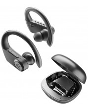 Спортни слушалки Cellularline - Boost, TWS, черни -1