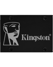 SSD памет Kingston - KC600, 1TB, 2.5'', SATA III -1