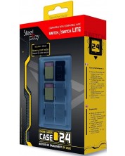 Кутия за карти памет SteelPlay - 24 Games Box (Nintendo Switch) -1