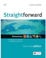 Straightforward 2nd Edition Elementary Level: Student's Book with Practice Online access and eBook / Английски език: Учебник + онлайн ресурси -1