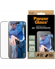 Стъклен протектор PanzerGlass - Aluminum Frame UWF, iPhone 16 Plus/15 Plus -1