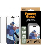 Стъклен протектор PanzerGlass - Aluminum Frame UWF, iPhone 16 Pro Max -1