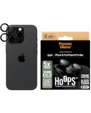 Стъклен протектор за камера PanzerGlass - Hoops Ceramic, iPhone 16 Pro/Pro Max -1