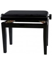 Столче за пиано Gewa - Black Gloss 130010, черно