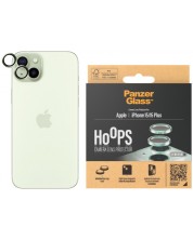 Стъклен протектор за камера PanzerGlass - Hoops, iPhone 15/15 Plus, зелен -1