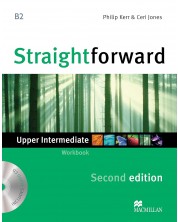 Straightforward 2nd Edition Upper Intermediate Level: Workbook without Key / Английски език: Работна тетрадка без отговори