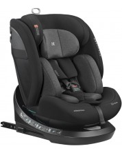 Стол за кола KikkaBoo - i-Hike, IsoFix, i-Size, 40-150 cm, Dark Grey