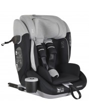 Стол за кола Cangaroo - Force, i-Size, IsoFix , 76-150 cm, сив -1