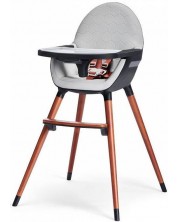 Столче за хранене 2 в 1 KinderKraft - Finix, сиво