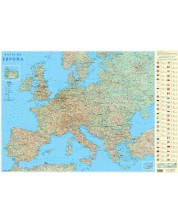 Физикогеографска стенна карта на Европа (1:4 500 000)