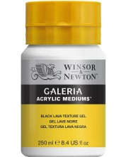 Структурен гел Winsor & Newton - Galeria Black Lava, 250 ml -1