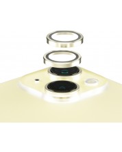 Стъклен протектор за камера PanzerGlass - Hoops, iPhone 15/15 Plus, жълт -1