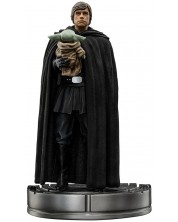 Статуетка Iron Studios Television: The Mandalorian - Luke Skywalker and Grogu, 21 cm -1