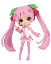 Статуетка Banpresto Animation: Hatsune Miku - Sakura Miku (Ver. A) (Q Posket), 14 cm