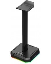 Стойка за слушалки Redragon - Scepter Pro HA300, RGB, черна -1