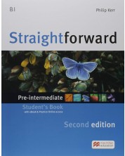 Straightforward 2nd Edition Pre-Intermediate Level: Student's Book with Practice Online access and eBook / Английски език: Учебник + онлайн ресурси -1
