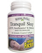 Stress-Relax Tranquil Sleep, 45 софтгел капсули, Natural Factors