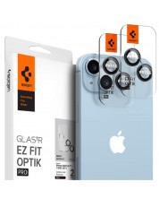 Стъклен протектор Spigen - EZ Fit Optik Pro, iPhone 14/14 Plus/15/15Plus