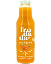 Студено пресован сок, Ябълка, портокал, морков и манго, 750 ml, Frudada