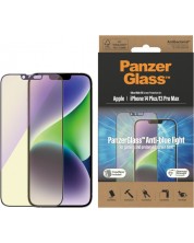 Стъклен протектор PanzerGlass - AntiBact/Bluelight, iPhone 14 Plus/13 Pro Max