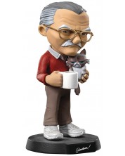 Статуетка Iron Studios Icons: Stan Lee - Stan Lee with Grumpy Cat, 14 cm -1