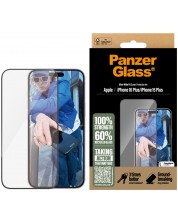 Стъклен протектор PanzerGlass - Ultra-Wide Fit, iPhone 16 Plus/15 Plus -1