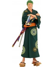 Статуетка Banpresto Animation: One Piece - Roronoa Zoro (Wanokuni Yukata) (Grandline Series), 17 cm -1