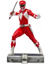 Статуетка Iron Studios Television: Mighty Morphin Power Rangers - Red Ranger, 17 cm