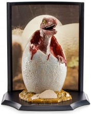 Статуетка The Noble Collection Movies: Jurassic Park - Raptor Egg (Life Finds A Way) (30th Anniversary), 12 cm -1