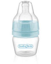 Стъклено преходно шише BabyJem - 30 ml, синьо -1