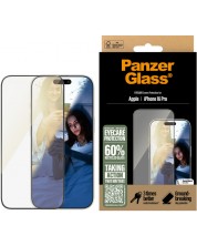 Стъклен протектор PanzerGlass - iPhone 16 Pro, EyeCare, Ultra-Wide Fit -1