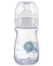 Стъклена бутилка Bebe Confort - Emotion, 130 ml, 0-6м, White -1