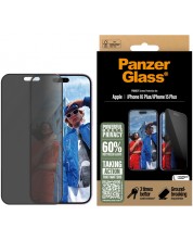 Стъклен протектор PanzerGlass - Privacy UWF, iPhone 16 Plus/15 Plus -1