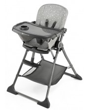 Столче за хранене KinderKraft - Foldee, сиво