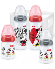 Стартов комплект шишета Nuk First Choice - Temperature Control, Mickey -1