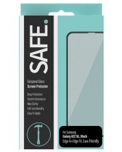 Стъклен протектор Safe - CaseFriendly, Galaxy A22 5G, черен