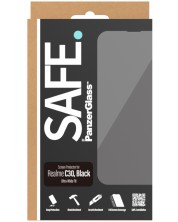 Стъклен протектор Safe - CaseFriendly, Realme C30, черен -1