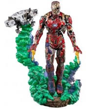 Статуетка Iron Studios Marvel: Spider-Man - Illusion Iron Man (Deluxe Art Scale), 21 cm -1