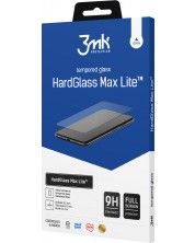 Стъклен протектор 3mk - HardGlass Max Lite, Xiaomi Redmi Note 10 Pro