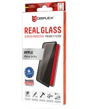 Стъклен протектор Displex - Real Full 3D Privacy, iPhone 14 Pro