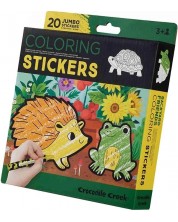 Стикери за оцветяване Crocodile Creek - Градина -1