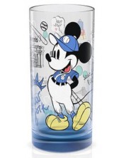 Стъклена чаша Disney Cities - Ню Йорк, синя, 270 ml -1