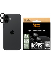 Стъклен протектор за камера PanzerGlass - Hoops Ceramic, iPhone 16/16 Plus -1