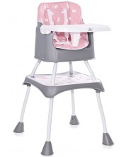 Столче за хранене Lorelli - Trick 3 в 1, Pink Bears -1