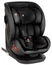 Столче за кола KikkaBoo - i-View, i-Size, 40-150 cm, черно