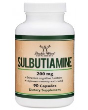 Sulbutiamine, 200 mg, 90 капсули, Double Wood
