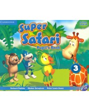 Super Safari 3 Pupil's Book / Английски език - ниво 3: Учебник + DVD-ROM -1