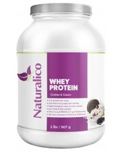 Whey Protein, бисквитки със сметана, 907 g, Naturalico