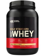 Gold Standard 100% Whey, френска ванилия, 908 g, Optimum Nutrition